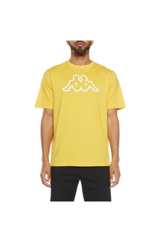 Camiseta-para-Hombre-Logo-Cromok-Kappa-Amarillo