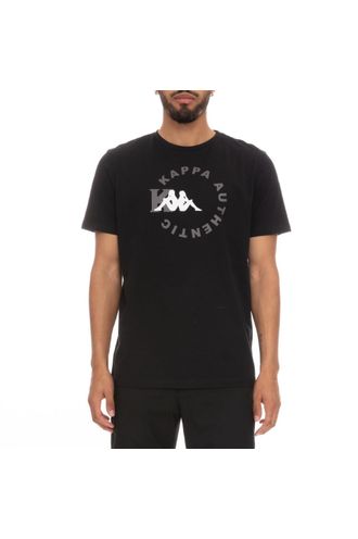 Camiseta-para-Hombre-Authentic-Savio-Kappa-Negro