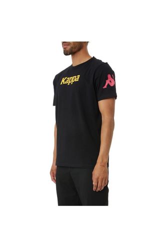 Camiseta-Authentic-Paroo-Negra-Manga-Corta-Hombre-Kappa