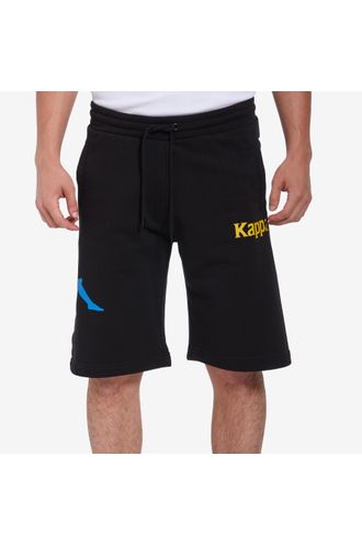 Short-Authentic-Sangone-Negra-Algodon-Hombre-Kappa