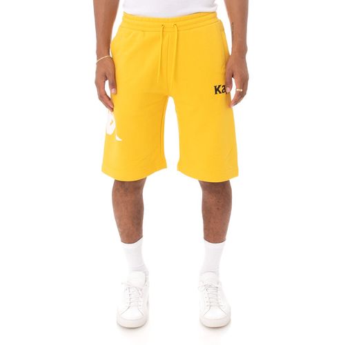 bermudas amarillas hombre