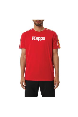 Camiseta-Authentic-Bendoc-Roja-Manga-Corta-Hombre-Kappa