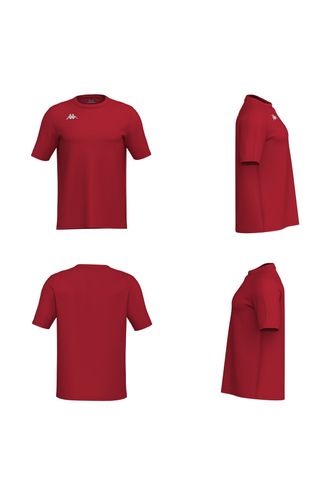 Camiseta-4-Soccer-Rovigo-Roja-Deportiva-Hombre-Kappa