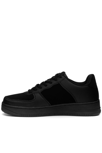 Tenis-Logo-Salerno-Unisex-Negro-Kappa-