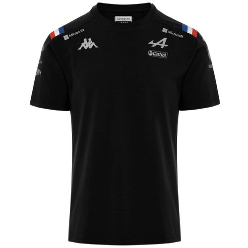 Arhom-Alpine-F1-Camiseta-Negra-Hombre-Kappa