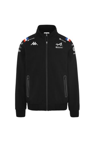 Ambach-Alpine-F1-Chaqueta-Negra-Hombre-Kappa